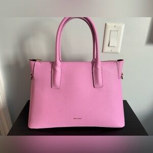 Mat and Nat Vegan Leather Handbag - Pink. Excellent condition